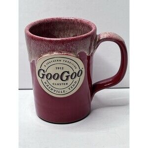 Deneen Pottery Goo Goo Diner Nashville Tennessee Red Mug